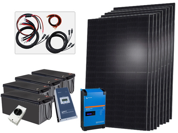 48V - Off Grid Solar Kits - Including Batteries