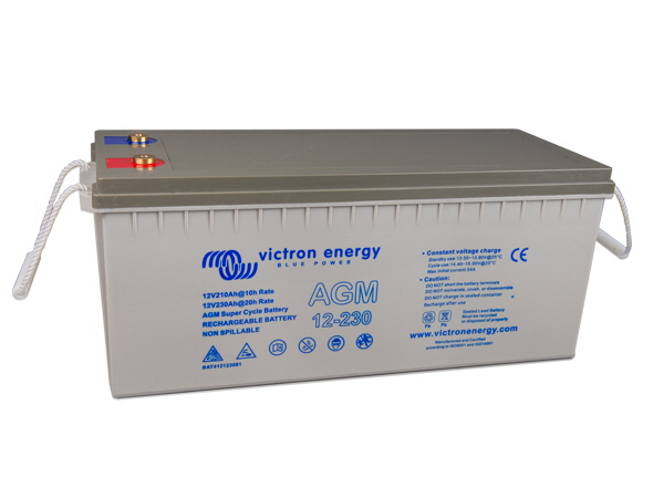 230Ah - 12V Victron AGM Super Cycle Battery (M8)