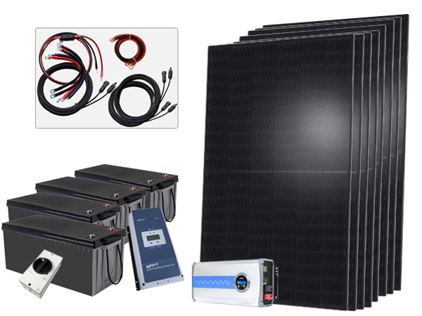 3200W - 48V Off Grid Solar Kit - 4000W Power Inverter