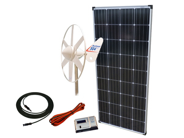 Sunshine Solar & Wind Power Kit 208W - 12V