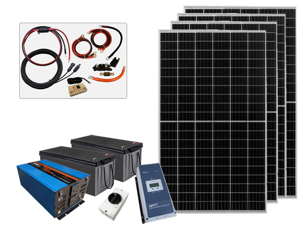 24V - Off Grid Solar Kits - Including Batteries