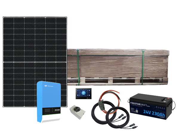 24V - Off Grid Solar Kits - Including Batteries