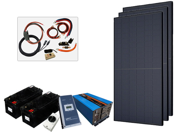 12V - Off Grid Solar Kits with Batteries