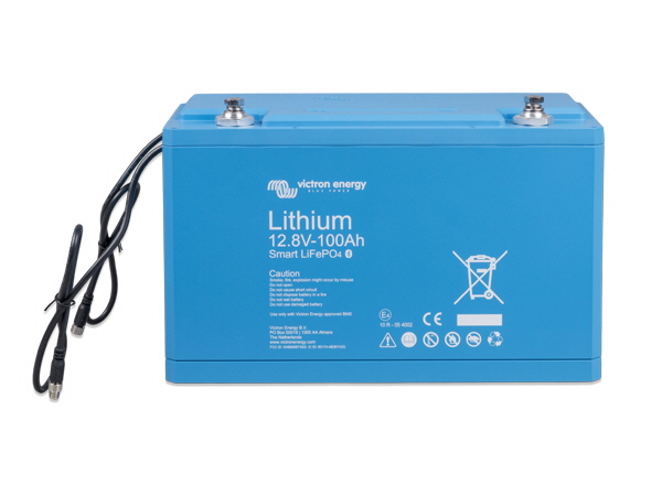 FIUNE 12V 100Ah LiFePO4 Lithium Battery – 1280Wh, 8000 Cycles – For Solar, Backup Power (Used, Open Box)