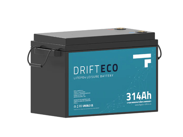 FogStar Drift ECO 314Ah 12V Lithium Battery - Bluetooth