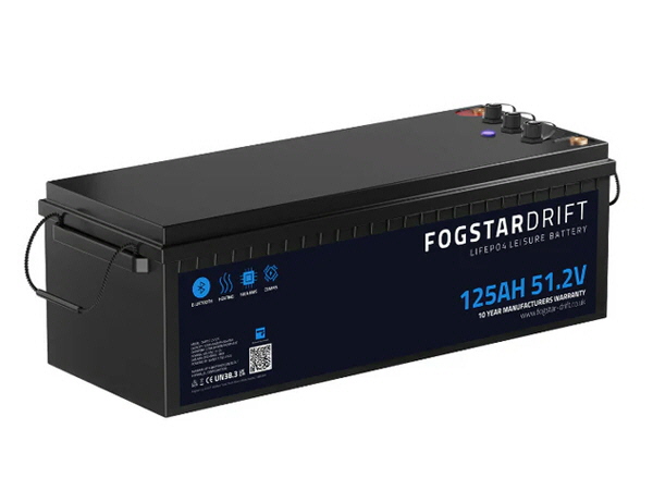 FogStar Drift 125Ah 48V Lithium Battery - Bluetooth & Heater