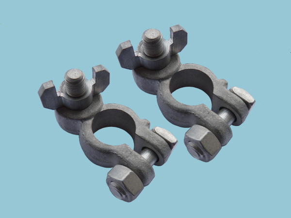 Heavy Duty Positive & Negative Battery Terminal Connectors Post & Wing Nuts  - Sunshine Solar - Sunshine Solar Limited