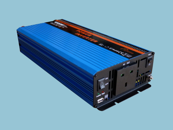 1000W Power Inverter Pure Sine Wave Inverter 12V DC 110V AC LCD