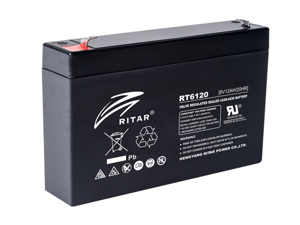 12Ah - 6V Sealed Lead Acid Battery