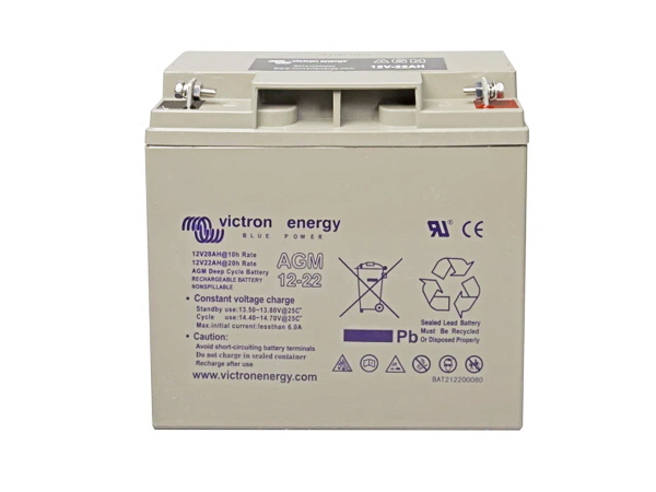 22Ah - 12V Victron AGM Deep Cycle Battery 