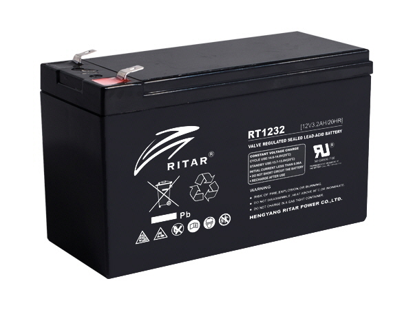 3.2Ah - 12V Sealed Lead Acid Battery