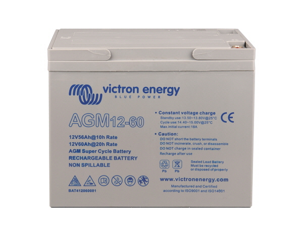 60Ah - 12V Victron AGM Super Cycle Battery (M5)