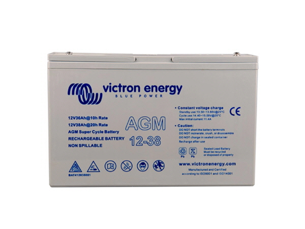 38Ah - 12V Victron AGM Deep Cycle Battery 