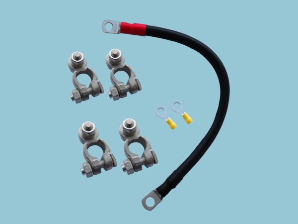 Two Batteries in Series Joining Leads & Terminal Connection Kit