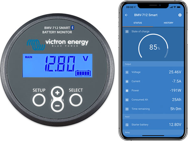 Victron Energy BMV-712 Smart Battery Monitor - Bluetooth Connection