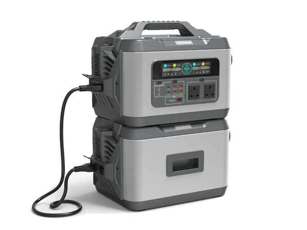 eTrek 2400W Portable Power Station & Expansion Battery