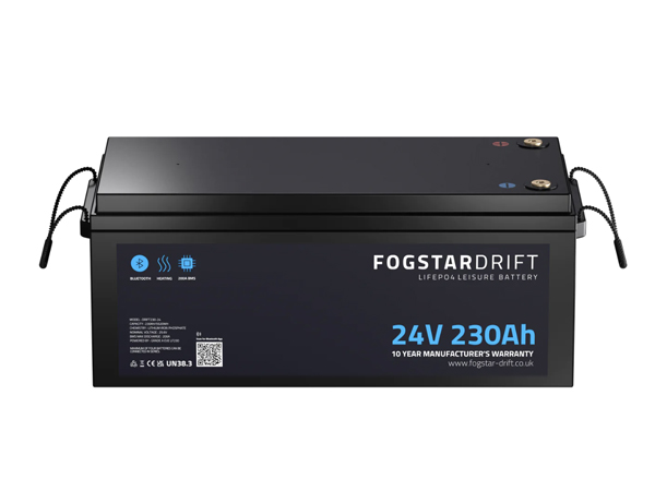 230Ah 24V Drift Lithium Battery - Bluetooth & Heater