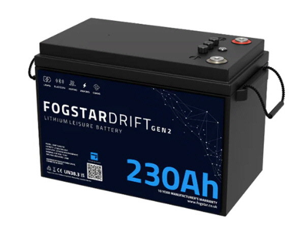 FogStar Drift 230Ah 12V Lithium Battery - Bluetooth & Heater (Gen2)
