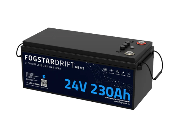 Fogstar Drift 230Ah 24V Lithium Leisure Battery - Bluetooth & Heater (Gen2)