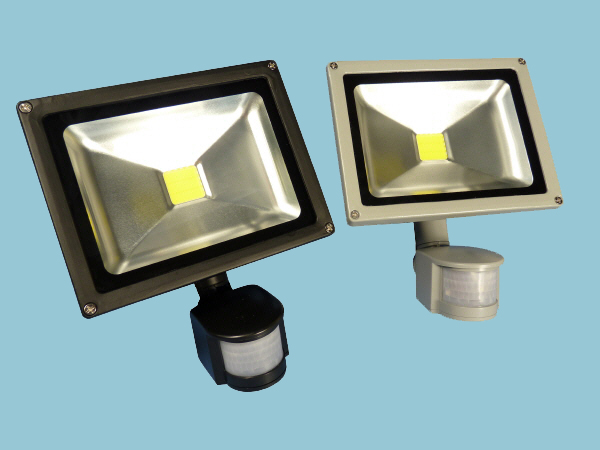 10W - 12V LED Flood Light with PIR Sensor 