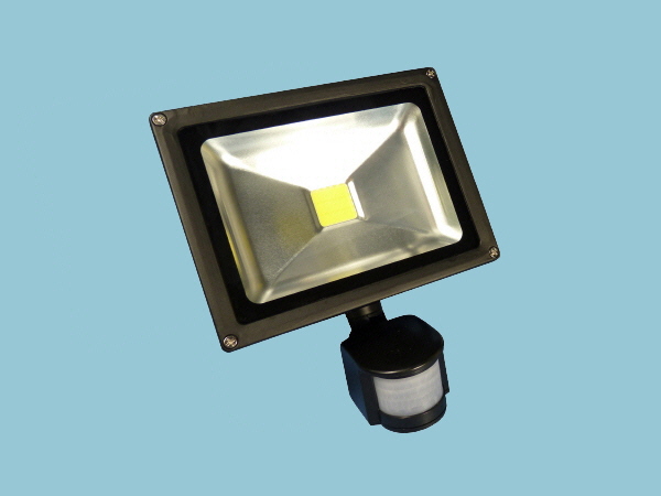 20W - 12V LED Flood Light with PIR Sensor 