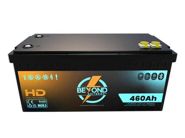 460AH 12.8V Smart LiFePO4 Lithium Battery