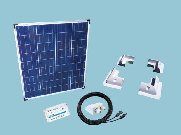 80W Poly Sunshine Solar Caravan Motorhome & Boat Kit