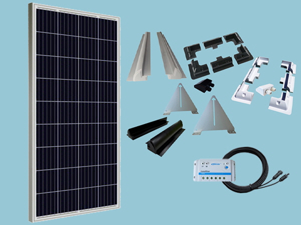 160W Sunshine Solar Caravan Motorhome & Boat Kit