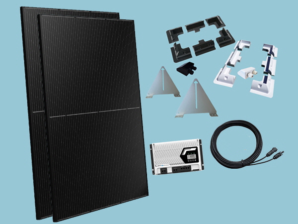 900W Rigid Solar Narrowboat  Kit 12V or 24V