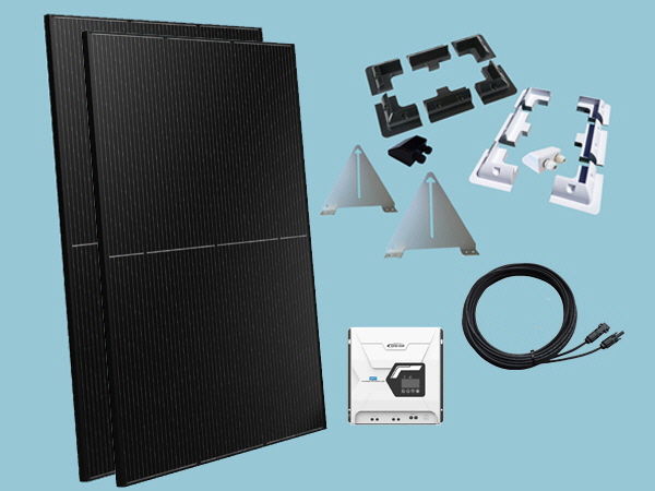 900W Rigid Solar Narrowboat  Kit 12V or 24V