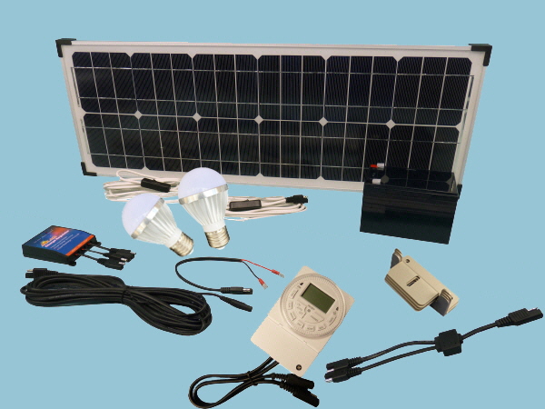 Solar Hen House Lighting Kit 2