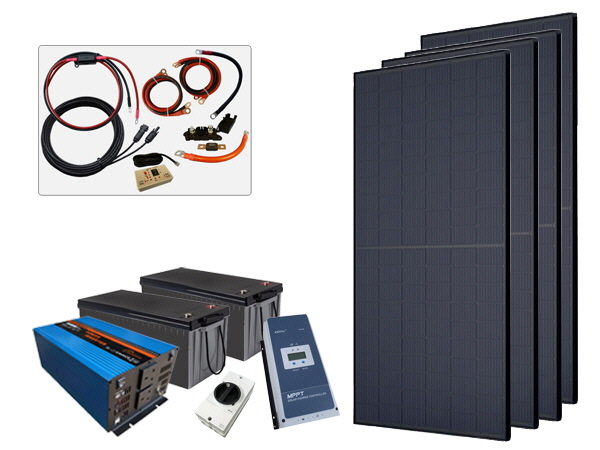 1320W - 24V Off Grid Solar Kit - 4000W Power Inverter