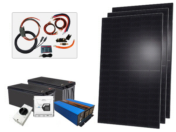 1350W - 12V Off Grid Solar Kit - Power Inverter