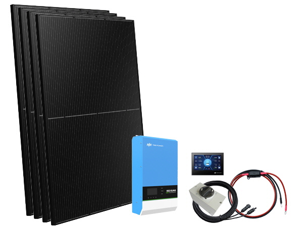 1800W - 24V Off Grid Solar Kit- 3kVA RiiOSun-II - All in One