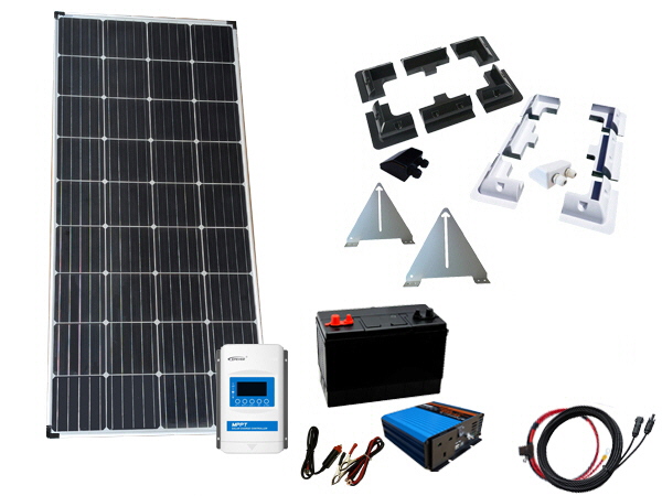 180W - 12V Off Grid Solar Kit - Power Inverter