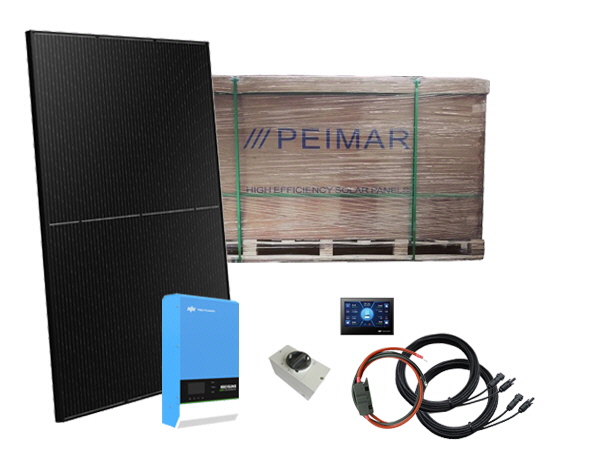 2610W - 48V Off Grid Solar Kit - 3kVA RiiOSun-II - All in One