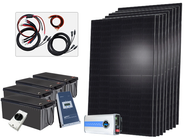 3105W - 48V Off Grid Solar Kit - 4000W Power Inverter