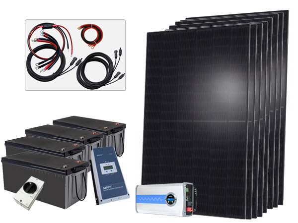 4800W - 48V Off Grid Solar Kit - 4000W Power Inverter