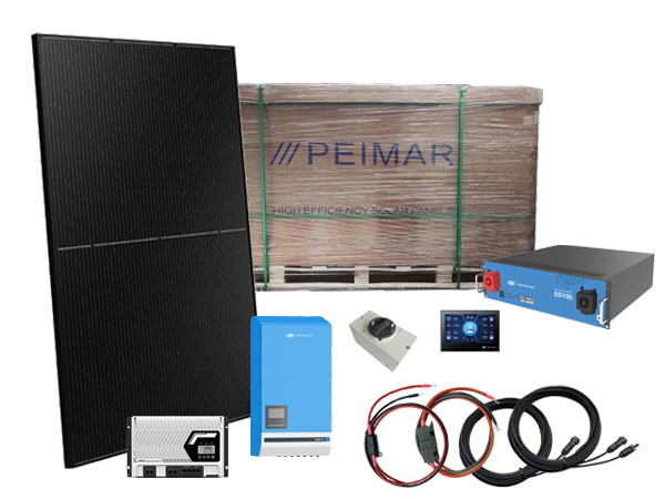 3600W - 48V Off Grid Solar Kit - 5kVA RiiO-II - Inverter/Charger