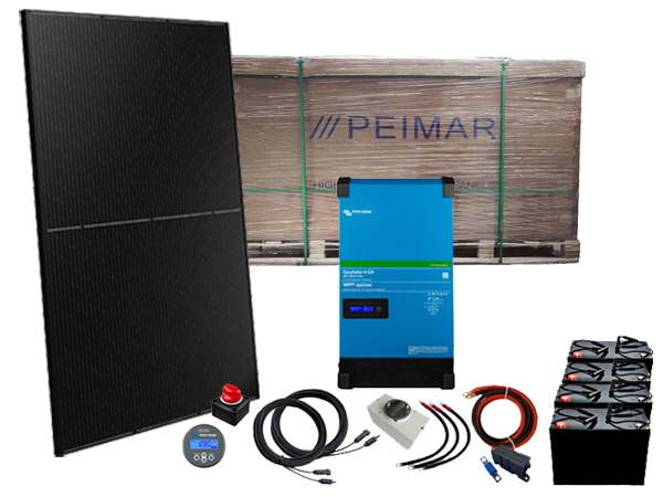 3600W - 48V Off/On Grid Solar Kit - 5KVA Victron - All in One