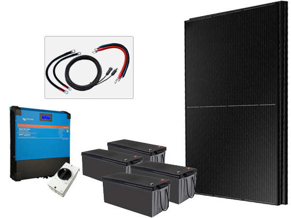 4000W - 48V Off Grid Solar Kit - 6000VA Inverter/ Charger