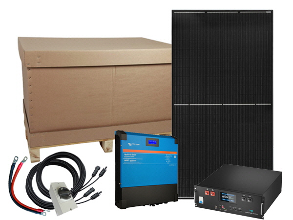4000W - 48V Off Grid Solar Kit - 6kVA Victron - Inverter/ Charger