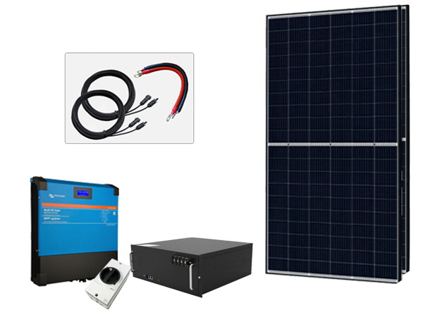 4000W - 48V Off Grid Solar Kit - 6000VA Inverter/ Charger