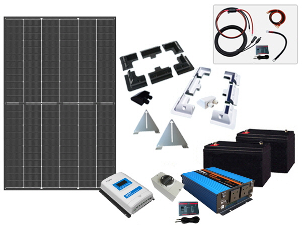 445W - 24V Off Grid Solar Kit - Power Inverter