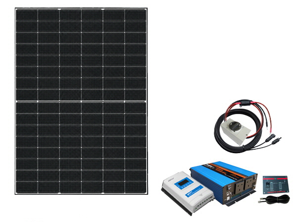 455W - 12V Off Grid Solar Kit - Power Inverter