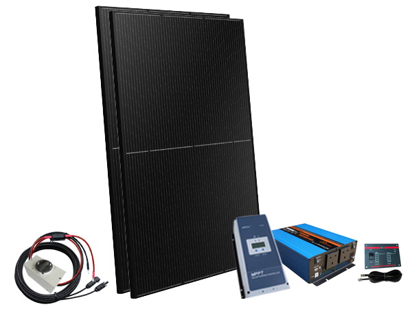 800W - 12V Off Grid Solar Kit - Power Inverter