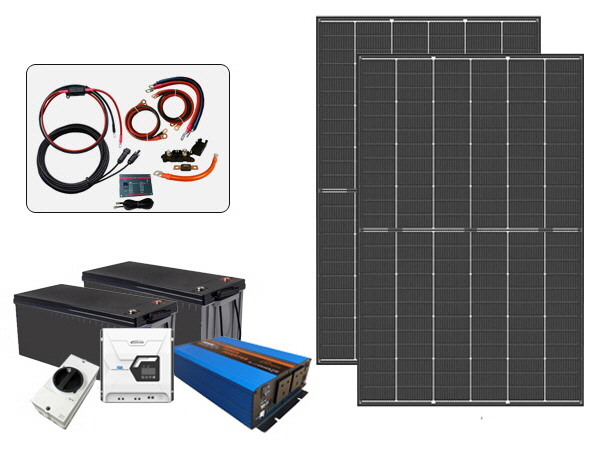 890W - 12V Off Grid Solar Kit - Power Inverter