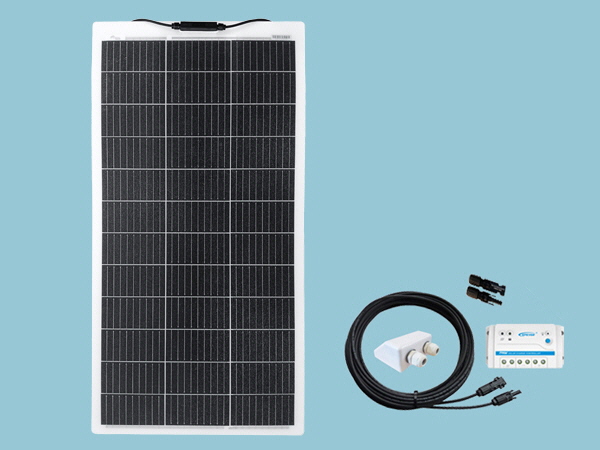 100W Sunshine Flexible Solar Caravan Motorhome & Boat Kit