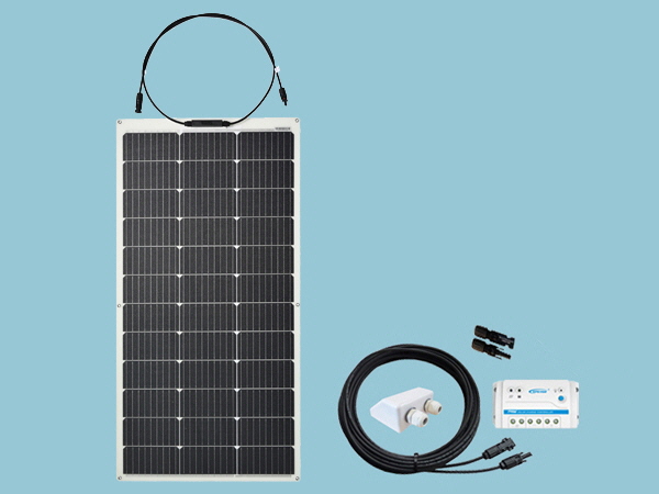 110W Sunshine Flexible Solar Caravan Motorhome & Boat Kit