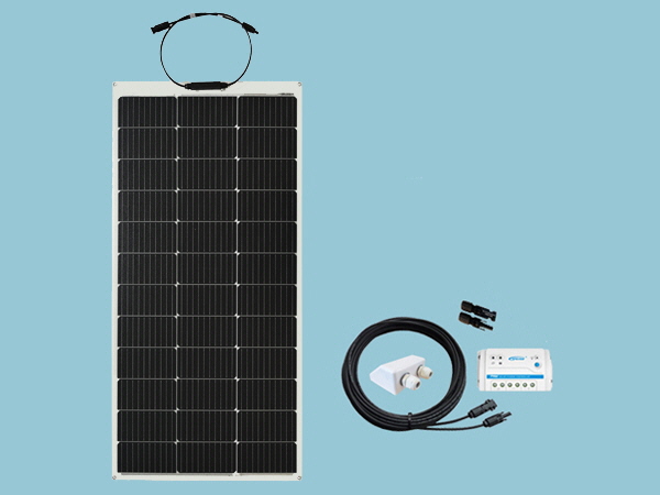 125W Marine Flexible Solar Panel Kit